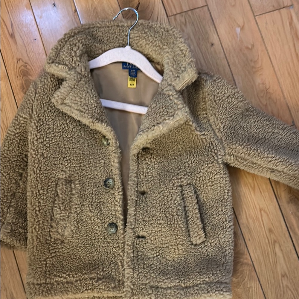 Cozy Tan Kids Jacket
